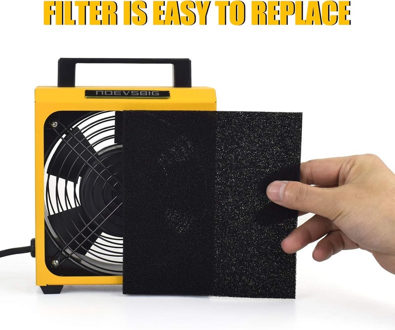 NOEVSBIG Solder Fume Extractor Smoke Absorber Remover Smoke Prevention Absorber Fume Extractor Smoke Fan Soldering Fan DIY Working Fan for Soldering Station Stained Glass Laser Cutter - Image 4
